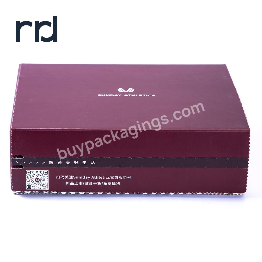 RR Donnelley Customized Custom Logo Corrugated Kraft Paper Mailing Shoes Shipping Cosmetic Folding Gift Clothing Packaging Box