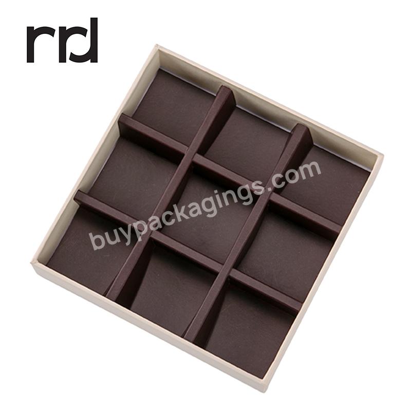 RR Donnelley Customized Logo Cardboard Paper Essential Oil Candy Flower Chocolate Decoration Gift Packing Base and Lid Box