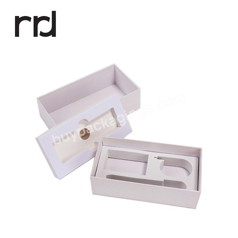 RR Donnelley Eco Friendly Shipping Paper Packaging Plain Cardboard USB Retail Mobile Phone Packaging Base and Lid Box