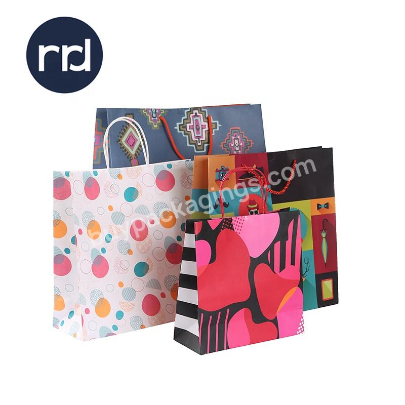 RR Donnelley Elegant Wholesale Advanced Design Kraft Paper Bag with Handle