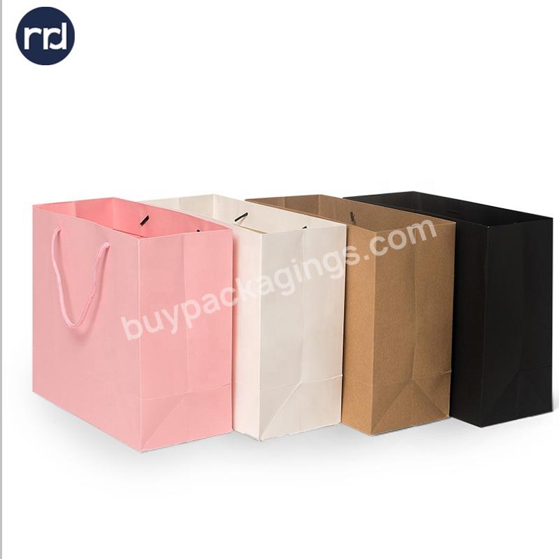 RR Donnelley Extensive Usage Elegant Wholesale Square Paper Bag Gift Bags with Handle
