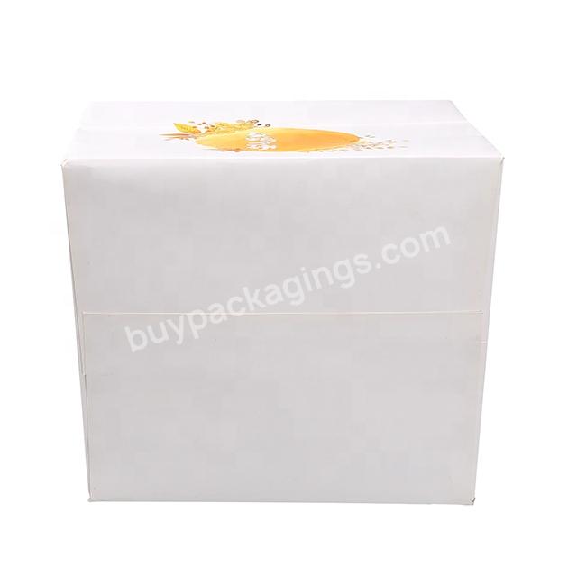 RR Donnelley Flat Handle White Custom Logo Printing Shopping Gift Paper Bag