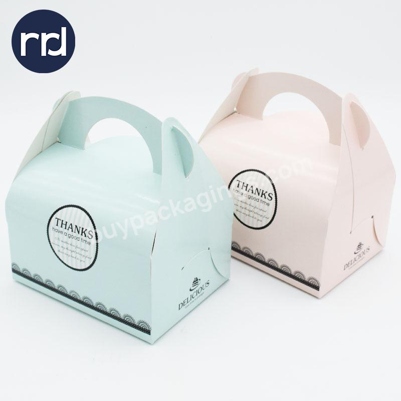 RR Donnelley Hot Sale Custom Logo Wholesale Kraft Paper Cake Flowers Packaging Candy Chocolate Folding Gift Packaging Box