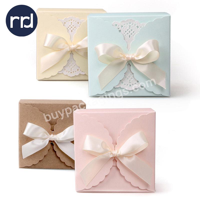 RR Donnelley Luxury Cardboard  Essential Oil Wedding Chocolate Candy Cookie Earring Packaging Valentine Gift Box with Ribbon