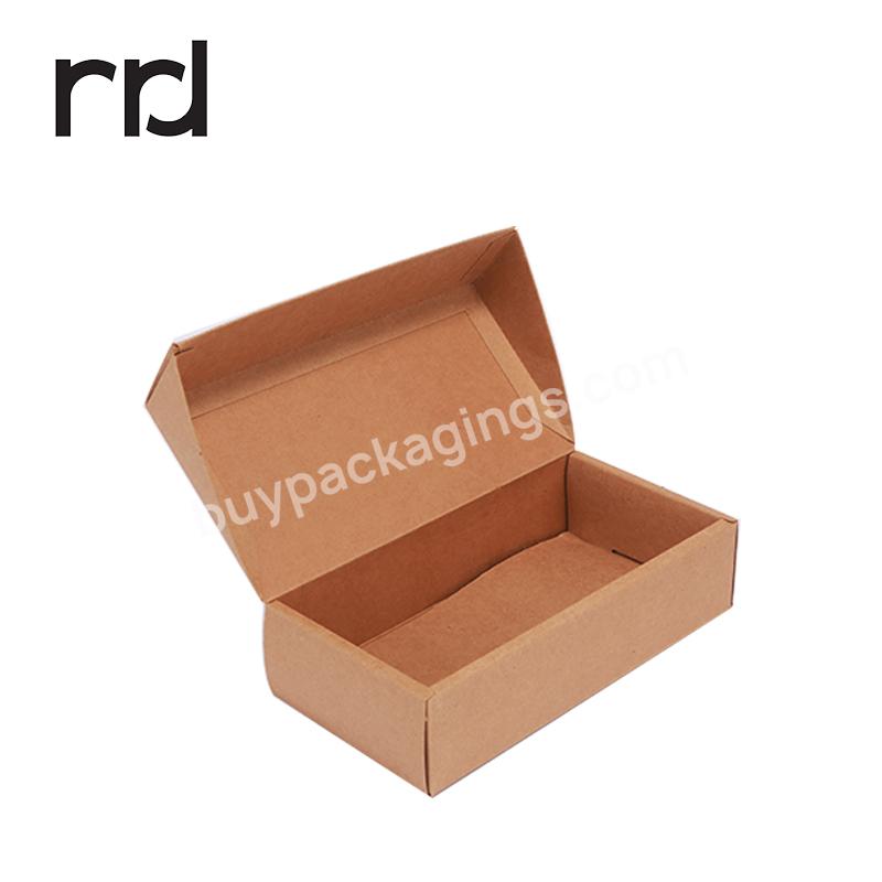 RR Donnelley Luxury Custom Logo Eco Friendly Printed Cardboard Corrugated Kraft Paper Flower Clothing Shoe Shipping Box