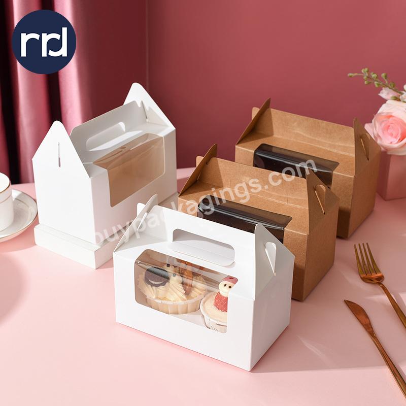 RR Donnelley Manufacturer Custom Printing Logo Fast Food Packaging Retail Customized Size Recycled Kraft Paper  Box with Window