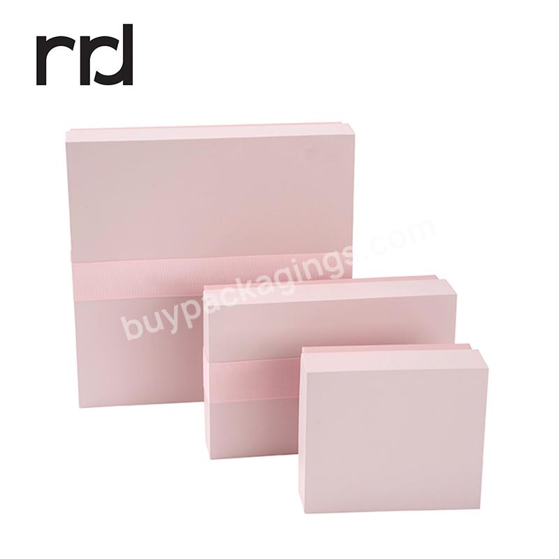 RR Donnelley Oem Manufacturer Customized Logo Fashion Custom Luxury Pink Beauty Cosmetic Candy Lipstick Gift Essential Oil Box