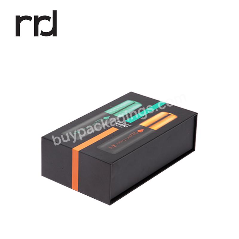 RR Donnelley OEM Wholesale Customized Printing Black Paper Mobile Phone Cases Foam Insert Usb Packaging Gift Boxes with Lids