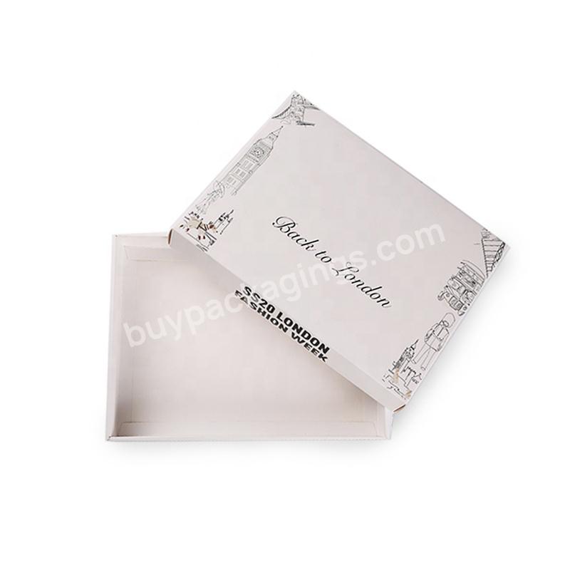 RR Donnelley Popular Sale Custom Logo Elegant Appearance White Cosmetic Customized Paper Shipping Clothing Packaging Gift Box