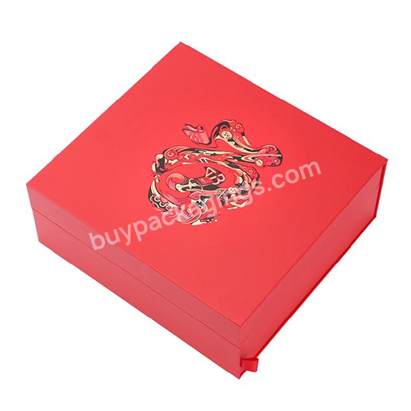 RR Donnelley Red Foldable Creative Design Gift Box