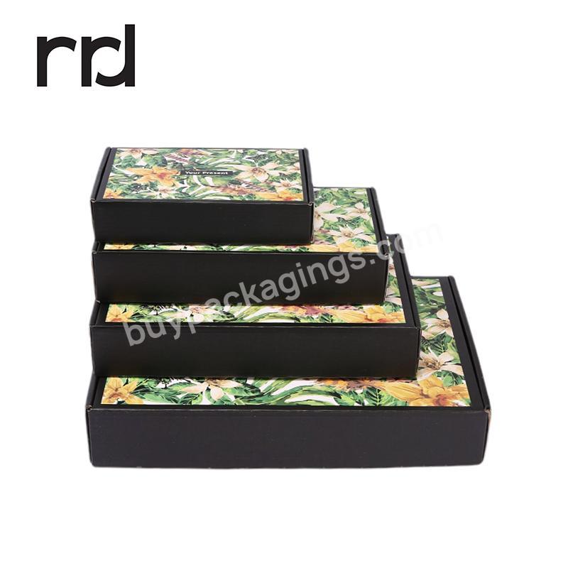 RR Donnelley Wholesale Corrugated Carton Paper Customized Size Custom Logo Luxury Folding Clothing Coat Retail Packaging Box