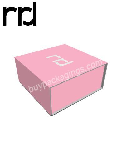 RR Donnelley Wholesale Custom Good Quality Eco-Friendly Foldable Pink Corrugated Paper Shipping Clothing Packaging Gift Boxes