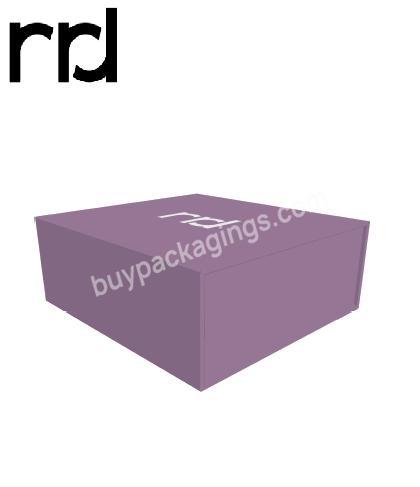 RR Donnelley Wholesale Custom Logo Colored Printed Corrugated Cardboard Kraft Paper Large Flower Hat Clothes Shoe Shipping Box