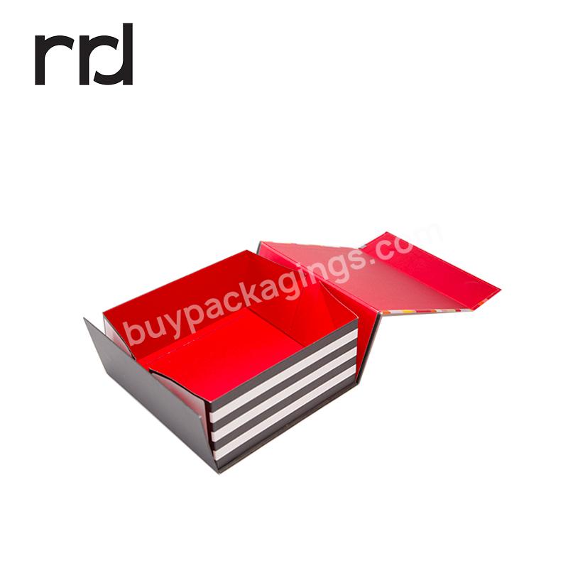 RR Donnelley Wholesale Factory Price Rigid Paper Cigarette Packaging Custom Printed Cardboard Flower Hat Clothes Shipping box
