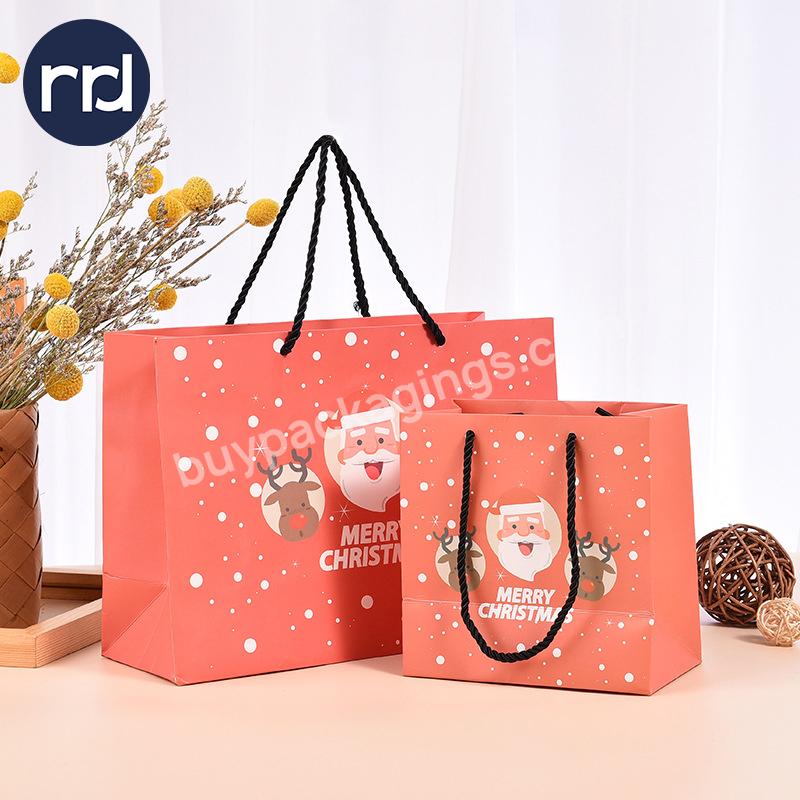 RR Donnelley Wholesale Fashionable Designing Large Custom Printed Paper Customized Shopping Candy Gift Bags with Handles