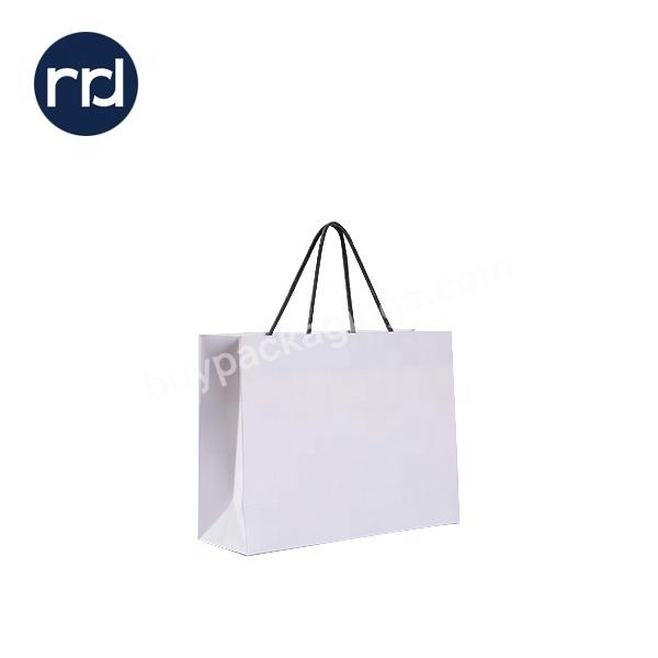 RR Donnelley Wholesale Jewelry Pouch Custom Paper Luxury Cosmetic Gift Shopping Tote Coffee Bags with Handles