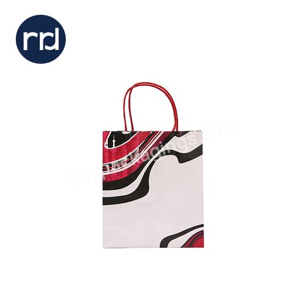 RR Donnelley wholesale white large paper bags gift bags with handles