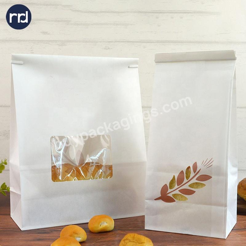 RRD Quality Controlled Kraft Paper Bag Stand up Brown Ziplock Bags with Window