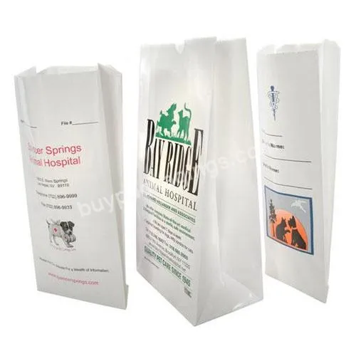 Rx Medicine White Kraft Paper Bag Paper Bag For Medicine