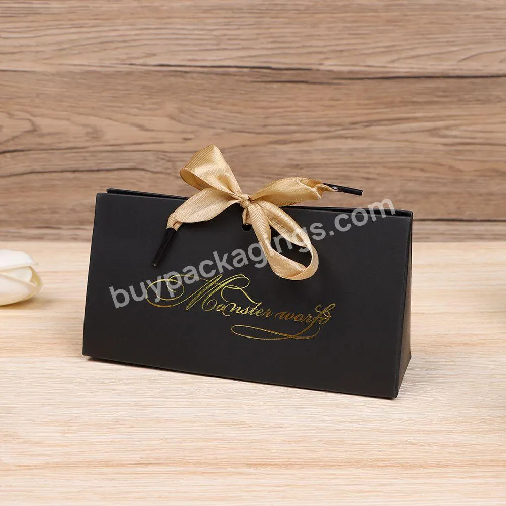 Sacola De Papel Bolsa Small Cardboard Cosmetics Bag Brown With Logo Gift Wedding Wrapping Paper Bag Reusable For Shop