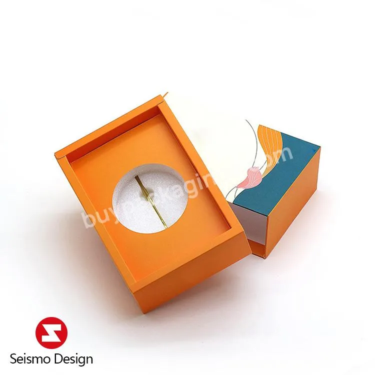Seismo Packaging Custom Design Luxury Rigid Cardboard Paper Gift Sliding Drawer Packaging Box For Birds nest drink