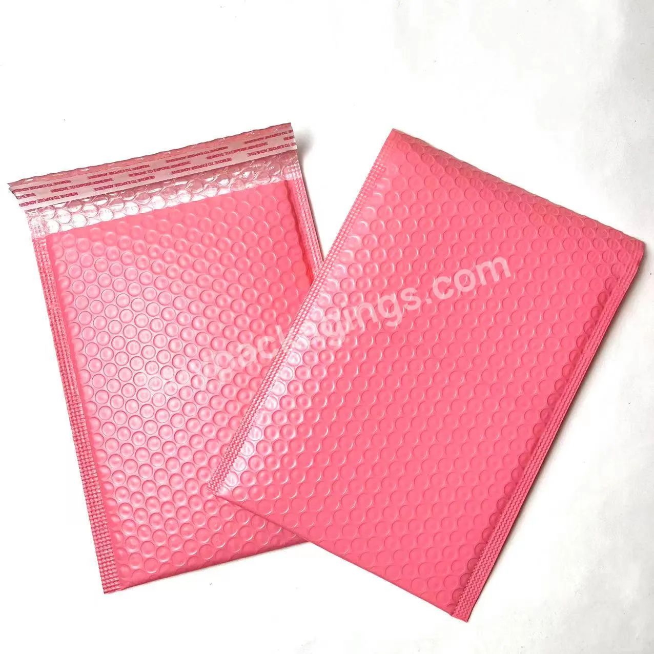 Self Seal Custom Printed Colored Bubble Mailer Shipping Envelope Padded Poly Waterproof Colored Bubble Bags Pink Bubble Mailers