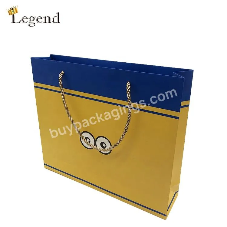 Shopping Children Clothes Cute Small Packaging Custom Printing Customised Paper Bags