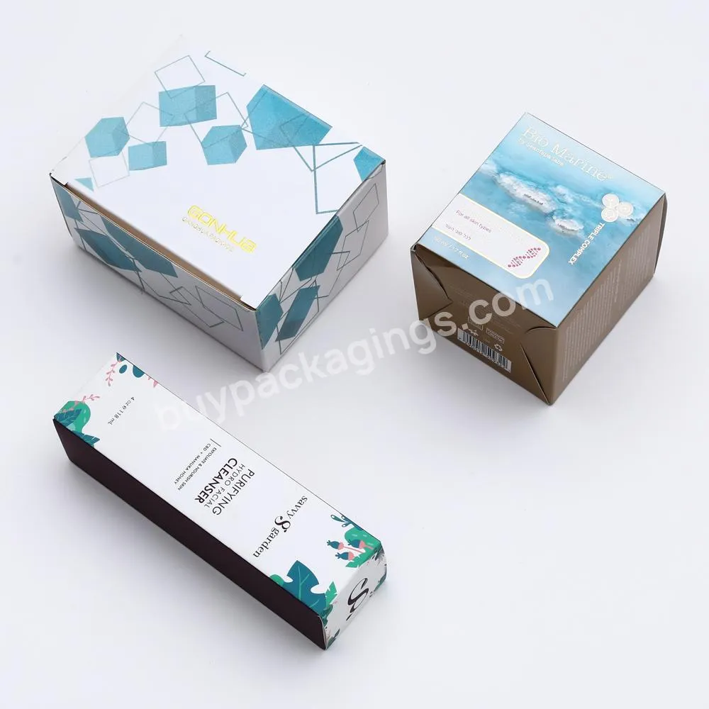 Sliding custom design recycled flat fold clear window square package paper gift box