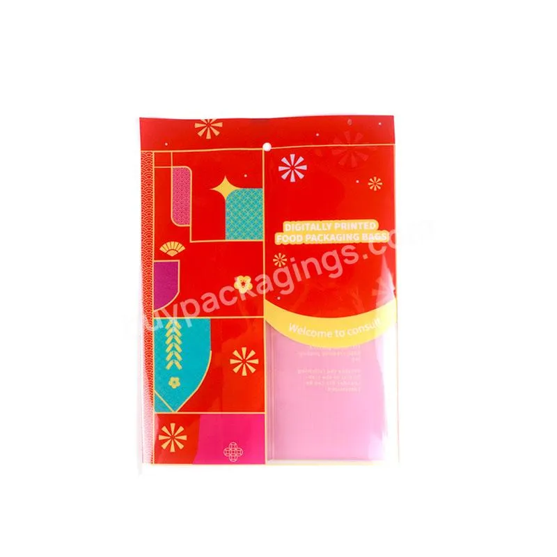 Small Batch Digital Printing Custom Printed Plastic Hologram Pouch Mylar Bags For Food Packaging For Tea Back Seal Bags