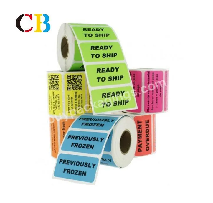 Small Label Printing Yellow Label Print Wholesale Private Label Printed