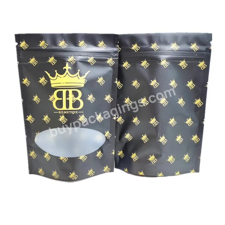 Small Moq Custom Printing Child Proof Ziplock Smell Proof Premium Flower Mylar Bag 3.5g 7g Smell Mylar Bags