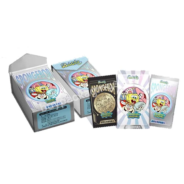 Spongebob Doraemon Hayao Miyazaki Cards For Children New Fairy Tale World Tcg Playing Game Rare Card Figures Family Table Toys - Buy Spongebob Cards Box,Three Country,Kayou Three Country Cards.