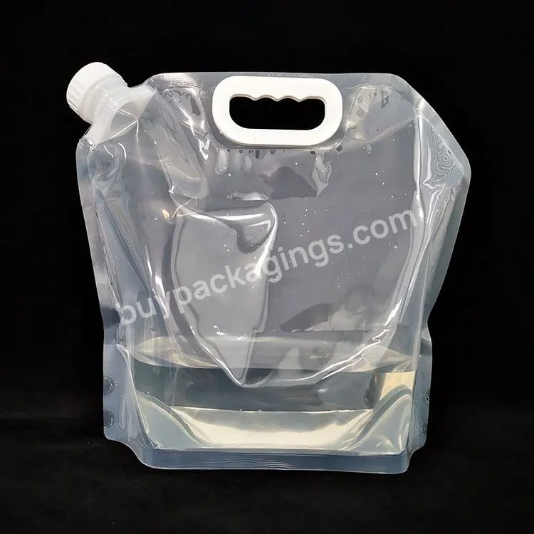 Spout Pouch Drinking Collapsible 1.3 Gallon 5 Liter Water Container Bag