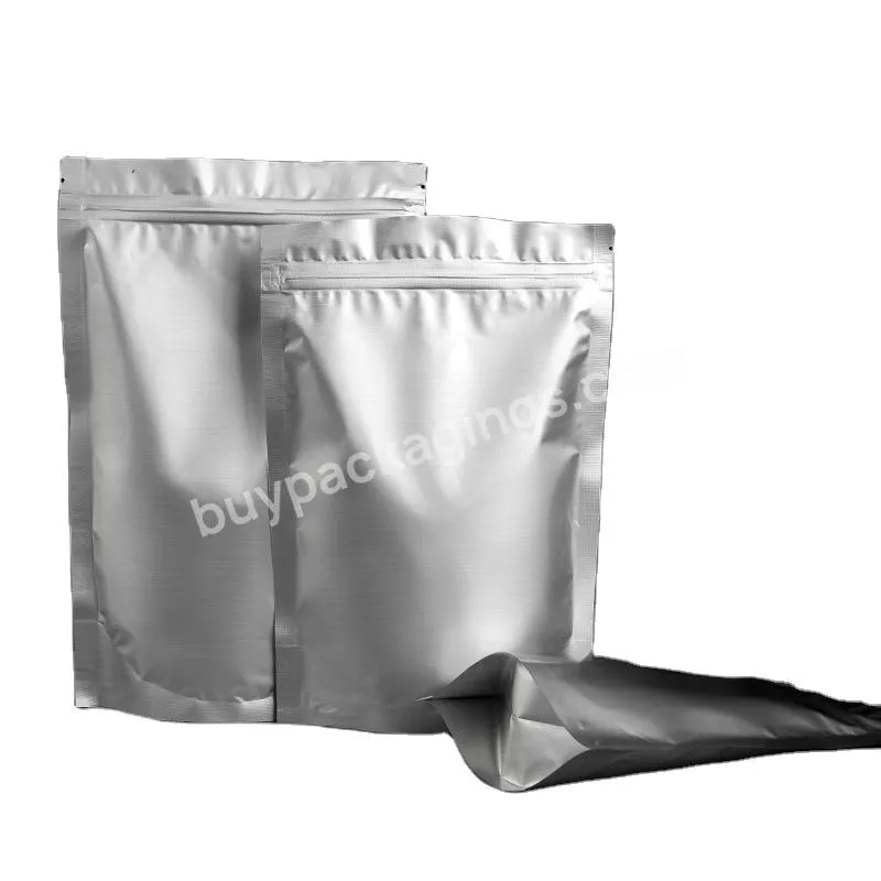 Stand Up Aluminum Foil Zipper Ziplock Pouch Package Bags For Doypack Mylar Storage Zip Lock Food