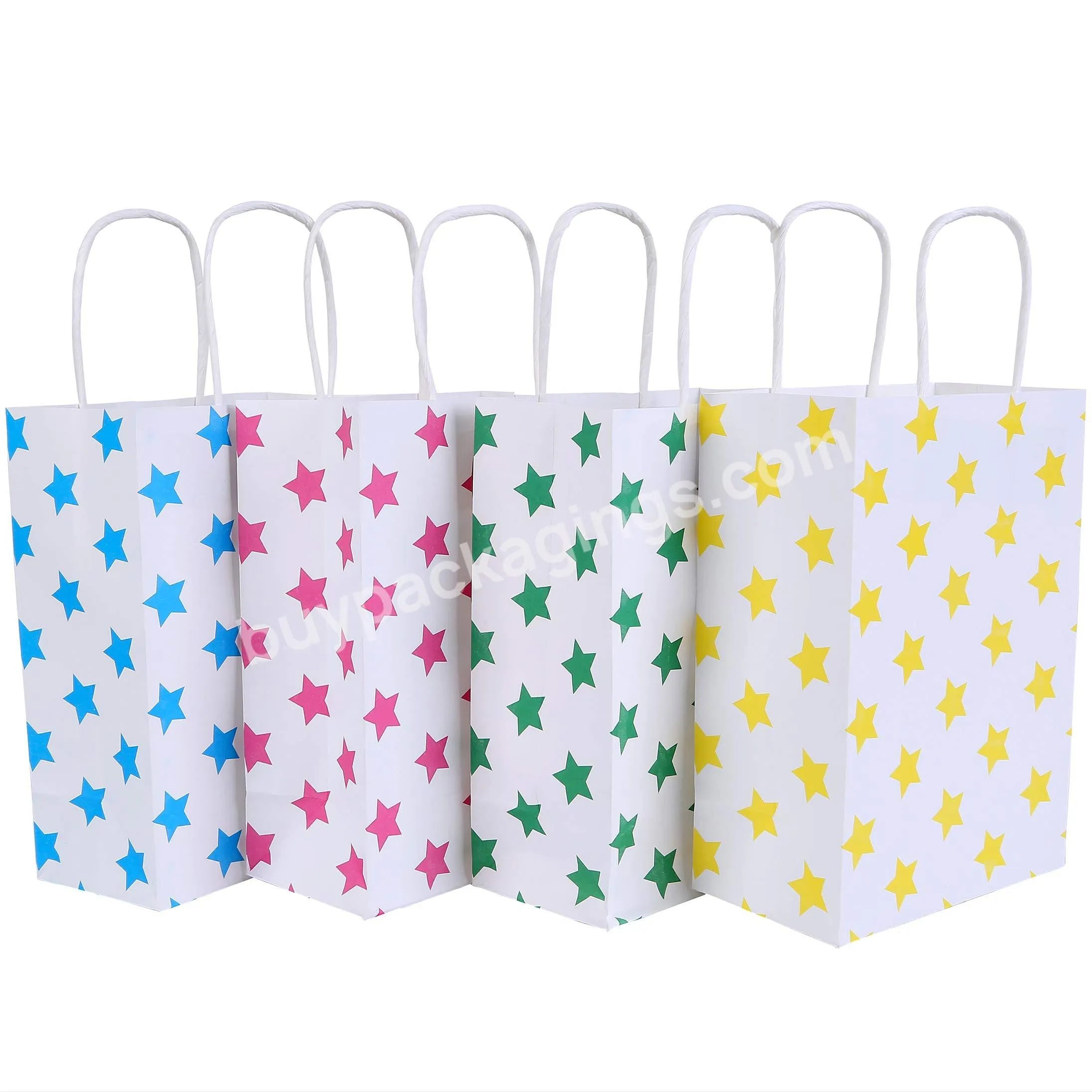 Star Party Favor Paper Gift Goodie Bags For Birthdays Weddings Baby Showers