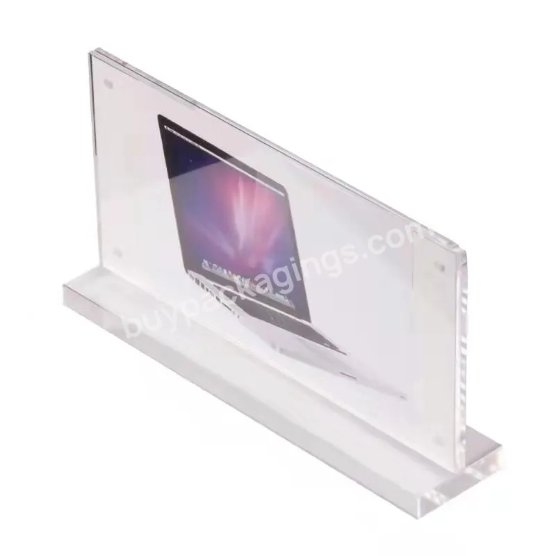 Strong Magnetic Acrylic Desk Card Conference Seat Board Advertising Display Card Table Sign Acrylic Sign - Buy Hot Selling Cheap Custom Menu Holder Display A4 A5 Table Acrylic Sign Stand,Factory Direct Acrylic Desktop Display Card A5 Billboard Strong