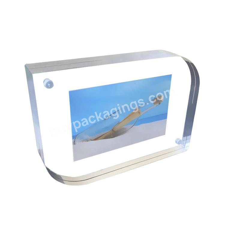 Strong Magnetic Acrylic Table Sign Crystal Display Card Photo Frame Price Plate Price Tag Sign Table Card - Buy High Grade Label Rack Exhibition Board Customization,Transparent Acrylic Strong Magnetic Wall Sticker Price Plate,Crystal Price Tag Thicke