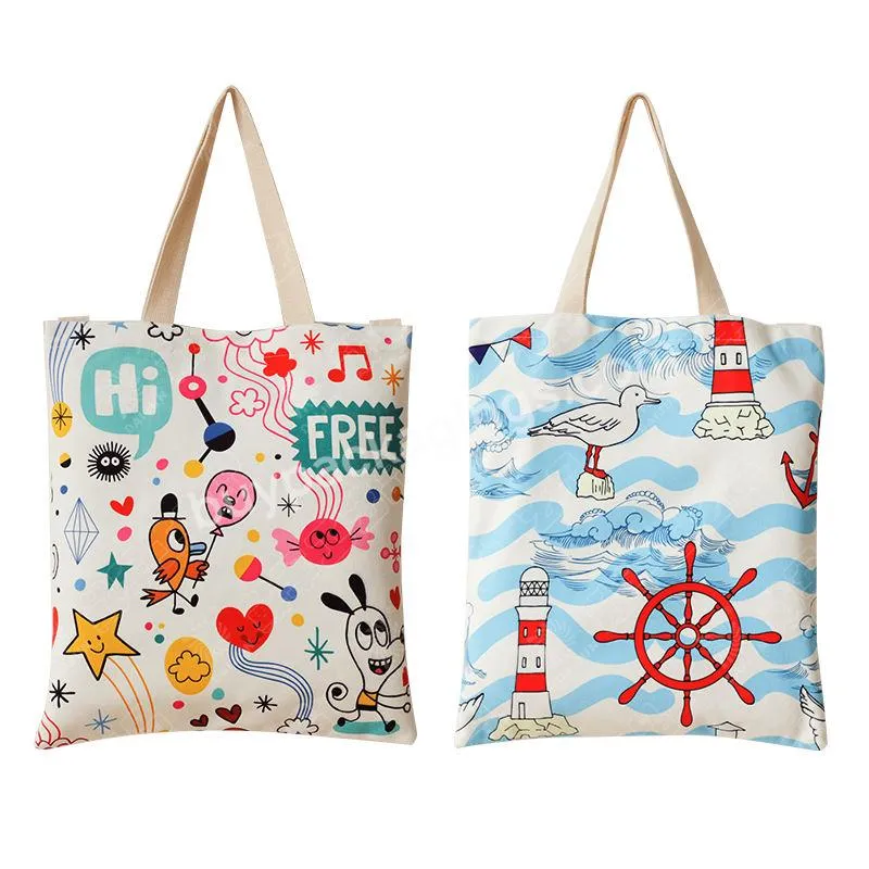 Summer Outdoor Travel Products Items Custom Print Canvas Bag Canvas Tote Bag