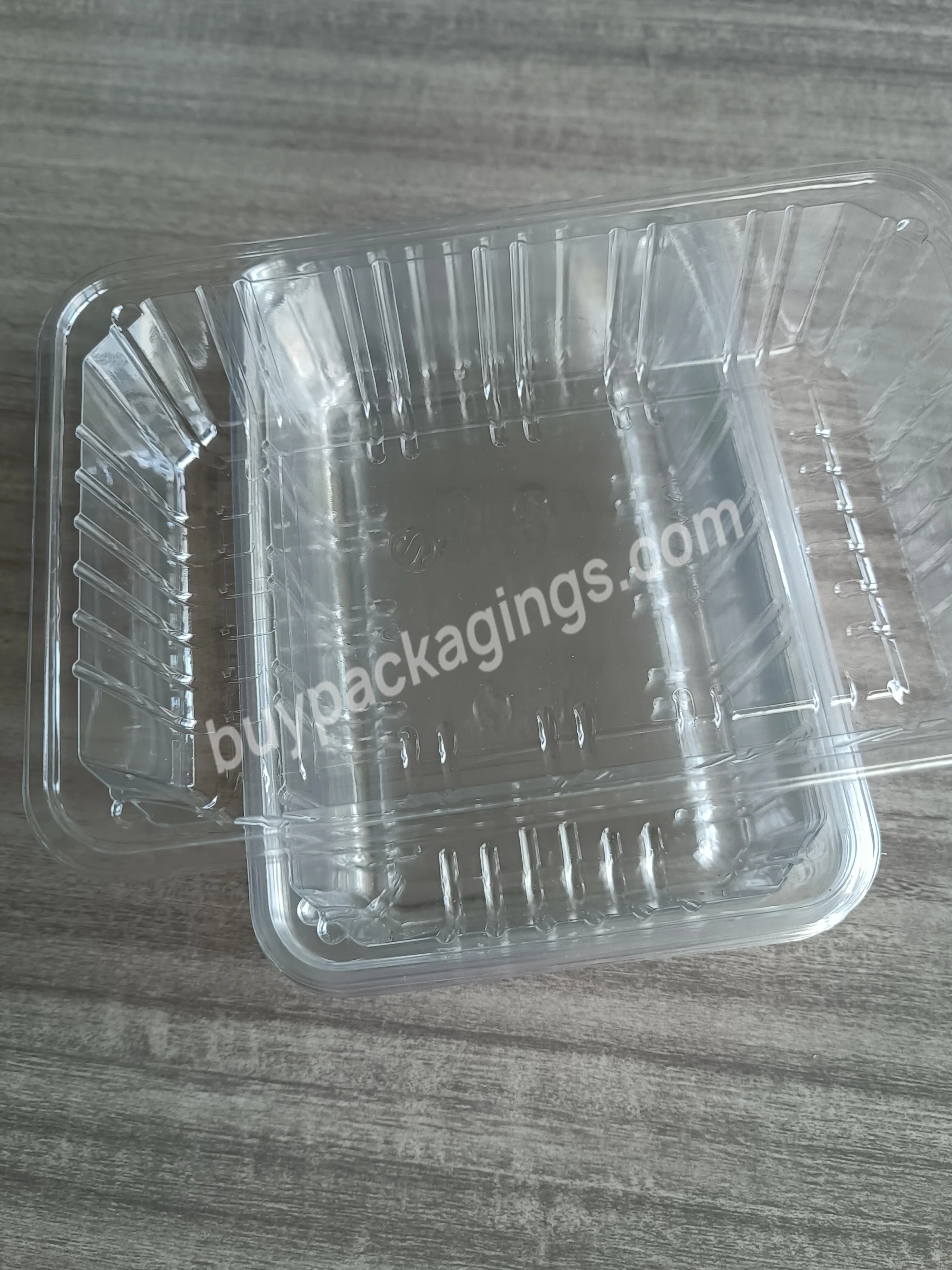 Supermarket Fruits Container Strawberry Plastic Blister Packing Disposable Fruit And Vegetable Box