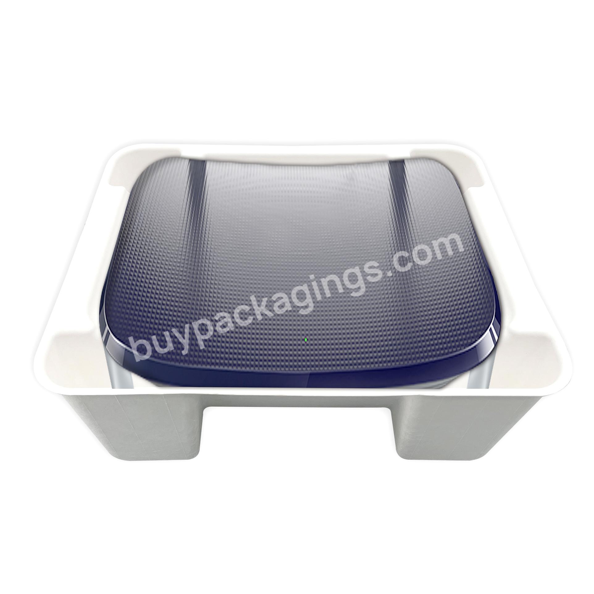 Sustainable Custom Brand Bio-degradable Sugarcane Packaging Molded Pulp Molding Tray For Electrical Product