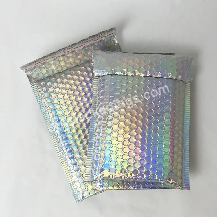 Top Quantity Laser Film Bubble Bag Mail Carrier Package Mailing Bags Plastic