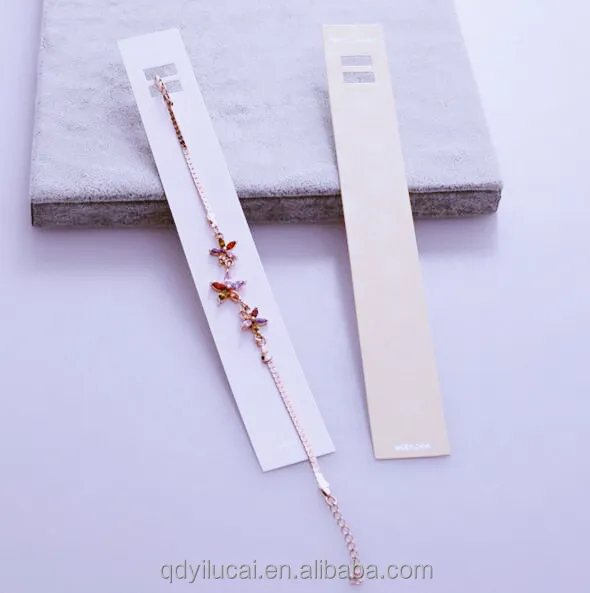 Top seller cheap bracelet paper card hang for jewelry