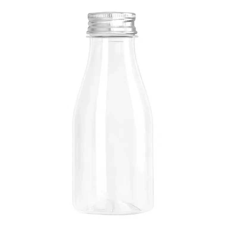 Transparent Body 250ml Food-grade PET Material Plastic Juice Drink High Quality Plastic Bottle