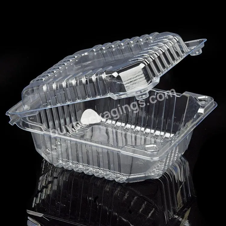 Transparent Plastic Strawberry Container Fruit Packaging Container Clamshells Punnet For Fruit