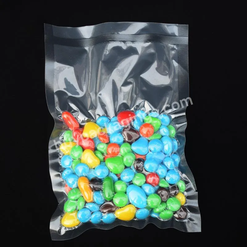 Vacuum Custom Printed Food Grade Flat Pouches Smell Proof Plastic Packaging Seal Vacuum Bag
