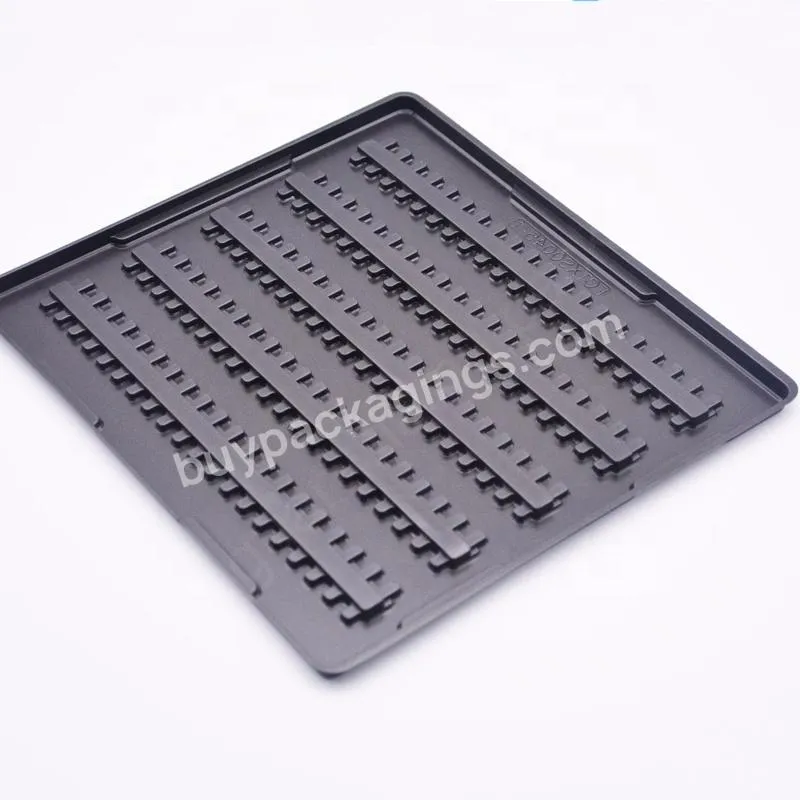 Vacuum Forming Black Plastic Tray China Factory Wholesale For Electronic Component - Buy Vacuum Forming Plastic Tray,Vacuum Forming Plastic Trayplastic Tray Wholesale,Black Plastic Tray.