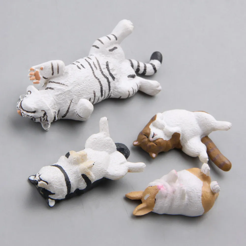 Warm Series  Lying Position Sleepy Japanese Shiba Lnu Zoo Cat Tiger Rabbit Fridge Magnetic Sticker