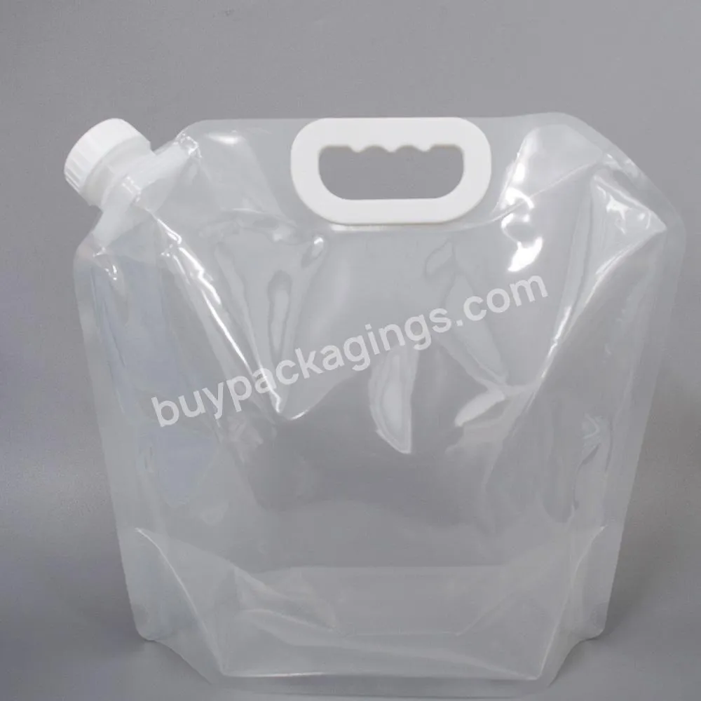 Water Jugs 5/10l Plastic Collapsible Water Bag Carrier Container Bpa Free Freezable