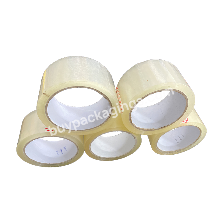 Waterproof Carton Box Sealing Package Boop Packing Tape Fragile Handle With Care Roll Pack Tape Paper Fragile Adhesive Tape