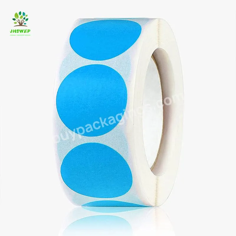 Waterproof Printing Customized Pantone Color Custom Circle Tape Stickers Roll Waterproof Round Vinyl Sticker Logo Packing Label